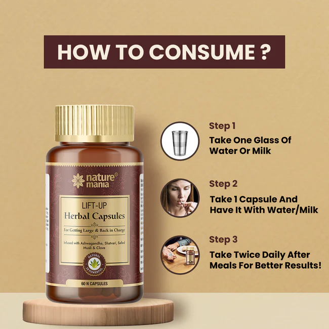 Nature Mania Lift-up Capsule (Male Enhancer) - 60 Capsules - Image 7