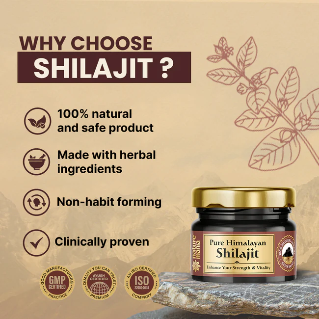 Nature Mania Pure Himalayan Shilajit Resin - 30 gm | For Men and Women - Image 8
